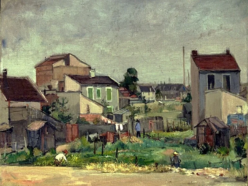 1906- Andrus Johani - La periferia di Parigi